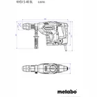 Kombinētais perforators Metabo KHEV 5-40 BL