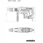 Kombinētais perforators Metabo KHEV 11-52 BL
