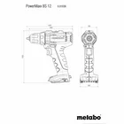 Urbjmašīna-Skrūvgriezis Metabo Powermaxx BS 12