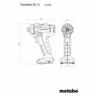 Urbjmašīna-Skrūvgriezis Metabo Powermaxx BS 12 Set