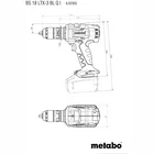 Urbjmašīna-Skrūvgriezis Metabo BS 18 LTX-3 BL Q I
