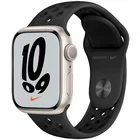 Viedpulkstenis Apple Watch Nike Series 7 GPS + Cellular 41mm Starlight Aluminium Case with Pure Platinum/Black Sport Band