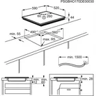 Plīts virsma Electrolux LIV63431BW [Mazlietots]