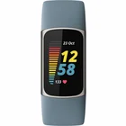 Fitnesa aproce Fitbit Charge 5 Steel Blue / Platinum Stainless Steel [Mazlietots]