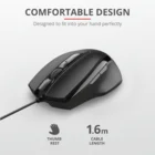 Datorpele Trust Voca Comfort Mouse Black