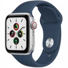 Viedpulkstenis Apple Watch SE GPS + Cellular 40mm Silver Aluminium Case with Abyss Blue Sport Band