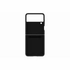 Samsung Galaxy Flip3 Leather Cover Black