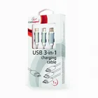 Gembird USB charging 3-in-1 1m