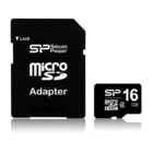 Atmiņas karte Silicon Power 16 GB, MicroSDHC, class 4