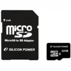 Atmiņas karte Silicon Power 32 GB, MicroSDHC, class 4