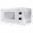 Mikroviļņu krāsns Sharp YC-MS01E-C [Mazlietots]