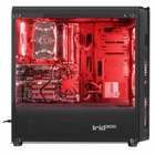 Stacionārā datora korpuss Natec Irid 300 Midi Tower Black/Red