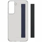 Samsung Galaxy S21 FE Clear Strap Cover Dark Gray