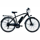 Elektriskais velosipēds Coppi CETL28206DA Black 28" [Mazlietots]
