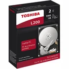 Iekšējais cietais disks Toshiba L200 Mobile 2.5" 2TB SATA HDD HDWL120UZSVA