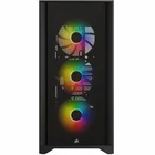 Stacionārā datora korpuss Corsair iCUE 4000X RGB Black