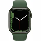 Viedpulkstenis Apple Watch Series 7 GPS 41mm Green Aluminium Case with Clover Sport Band [Mazlietots]