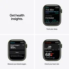 Viedpulkstenis Apple Watch Series 7 GPS 41mm Green Aluminium Case with Clover Sport Band [Mazlietots]