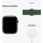 Viedpulkstenis Apple Watch Series 7 GPS 45mm Green Aluminium Case with Clover Sport Band [Mazlietots]