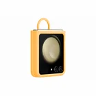 Samsung Galaxy Flip5 Silicone Cover with Ring Apricot