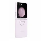 Samsung Galaxy Flip5 Silicone Cover with Ring Lavender