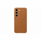 Samsung Galaxy S23 Leather Case Camel
