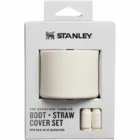 Aizsargpārvalka un salmiņu vāciņu 2 gab. komplekts Stanley The Quencher Boot and Straw Cover Set 0.89l & 0.59l Cream