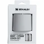 Aizsargpārvalka un salmiņu vāciņu 2 gab. komplekts Stanley The Quencher Boot and Straw Cover Set 1.18l Ash