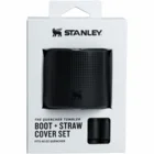Aizsargpārvalka un salmiņu vāciņu 2 gab. komplekts Stanley The Quencher Boot and Straw Cover Set 1.18l Black