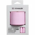 Aizsargpārvalka un salmiņu vāciņu 2 gab. komplekts Stanley The Quencher Boot and Straw Cover Set 1.18l Cherry Blossom