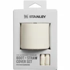 Aizsargpārvalka un salmiņu vāciņu 2 gab. komplekts Stanley The Quencher Boot and Straw Cover Set 1.18l Cream