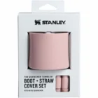 Aizsargpārvalka un salmiņu vāciņu 2 gab. komplekts Stanley The Quencher Boot and Straw Cover Set 1.18l Pink Dusk