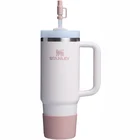 Aizsargpārvalka un salmiņu vāciņu 2 gab. komplekts Stanley The Quencher Boot and Straw Cover Set Pink Dusk 0.89l & 0.59l