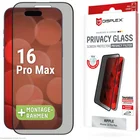 Viedtālruņa ekrāna aizsargs Apple iPhone 16 Pro Max Privacy Glass Screen Protector By Displex