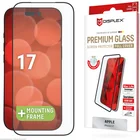 Viedtālruņa ekrāna aizsargs Apple iPhone 17 Premium Glass Screen Protector Full Cover By Displex