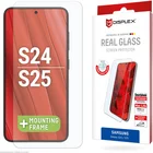 Viedtālruņa ekrāna aizsargs Samsung Galaxy S25/S24 Real Glass Screen Protector By Displex