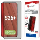 Viedtālruņa ekrāna aizsargs Samsung Galaxy S26+ Privacy Glass Screen Protector Black by Displex