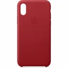 Apple iPhone XS Leather Case - (PRODUCT)RED