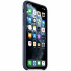 Apple iPhone 11 Pro Max Leather Case - Midnight Blue