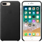 Apple iPhone 8 Plus / 7 Plus Leather Case - Black