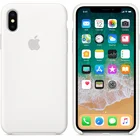 Aizsargapvalks Apple iPhone X Silicone Case White