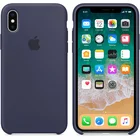 Aizsargapvalks Apple iPhone X Silicone Case Midnight Blue
