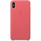 Apple iPhone XS Max Leather Case - Peony Pink