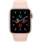 Viedpulkstenis Apple Watch Series 5 GPS, 44mm Gold Aluminium Case with Pink Sand Sport Band - S/M & M/L