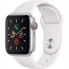 Viedpulkstenis Apple Watch Series 5 GPS, 44mm Silver Aluminium Case with White Sport Band - S/M & M/L