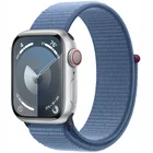 Apple Watch Series 9 GPS + Cellular 41mm Silver Aluminium Case with Winter Blue Sport Loop