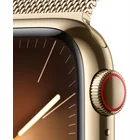Viedpulkstenis Apple Watch Series 9 GPS + Cellular 41mm Gold Stainless Steel Case with Gold Milanese Loop