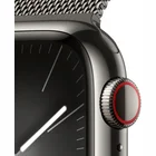 Viedpulkstenis Apple Watch Series 9 GPS + Cellular 41mm Graphite Stainless Steel Case with Graphite Milanese Loop