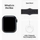 Viedpulkstenis Apple Watch Series 9 GPS + Cellular 45mm Midnight Aluminium Case with Midnight Sport Band - M/L [Mazlietots]