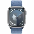 Viedpulkstenis Apple Watch Series 9 GPS + Cellular 45mm Silver Aluminium Case with Winter Blue Sport Loop